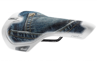 Седло Net Jeans, FeC Alloy, Blue (NET 3503002)