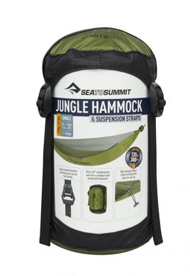 Гамак Jungle Hammock Set от Sea To Summit, одноместный, Dark Green (STS AHAMJNGOL)