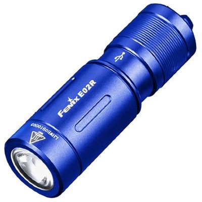 Ліхтар ручний Fenix E02R синій (E02Rbl)