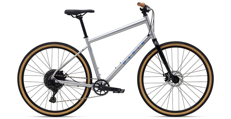 Велосипед городской 28" Marin KENTFIELD 2, 2023, L, Gloss Black/Chrome (732438003)