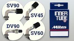 Камера Mitas Classic N07 12 "x 1 / 2х1.50-2.10" 37 / 54x203 SV90, нахил 90, поворот 45 BSC (MTS TUB-S8-01)