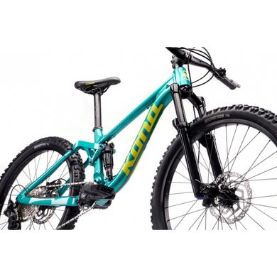 Велосипед гірський підлітковий Kona Process 24 2021 (Gloss Metallic Green) ( KNA B21PR24)
