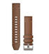 Ремешок Garmin MARQ QuickFit 22, Italian Vacchetta Leather Strap, Brown (753759225810)