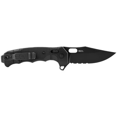 Складной нож SOG SEAL XR, Partially Serrated, Black (SOG 12-21-05-57)