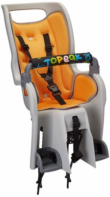 Велокрісло дитяче Topeak BabySeat ІІ 26-27,5" з багажником, до 22кг Grey (TPK TCS2204)