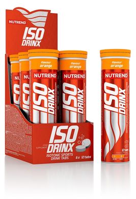 Таблетки для приготовления изотонического напитка Nutrend Isodrinx Tabs, Апельсин, 12 шт (NRD 1645)