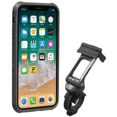 Чохол для смартфона Topeak RideCase iPhone X, з кріпленням, Black (TT9855BG)