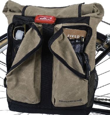 Сумка на багажн/рюкзак Blackburn Wayside Backpack/Pannier водостій 19л c/фикс чорн/бежевый 929г (7099768)