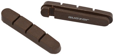 Колодки тормозные ободные Quaxar Shimano Road Cartridge Brake Pads for Carbon Rim, Brown (QXR 20058071)