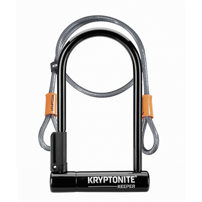 Велозамок U-подібний KRYPTONITE U-LOCK KEEPER 12 STD з кріпленням + трос (KR.004370)