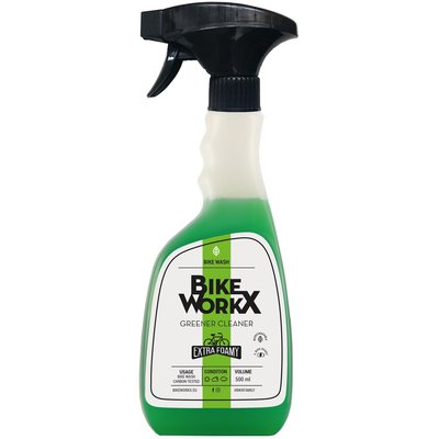 Очищувач BikeWorkX Greener Cleaner, пульверизатор, 500 мл (GREENER/500)