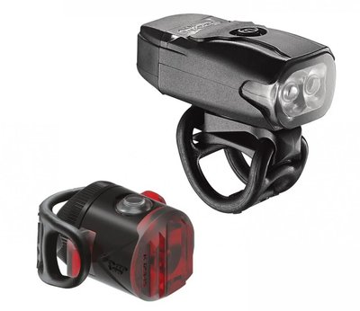 Комплект велосвітла Lezyne LED KTV Drive / Femto USB Pair, Black, 200/5 lum, Y13 (4712806 003531)
